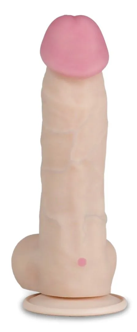 вибромассажер неоскин на присоске, телесный в СПб