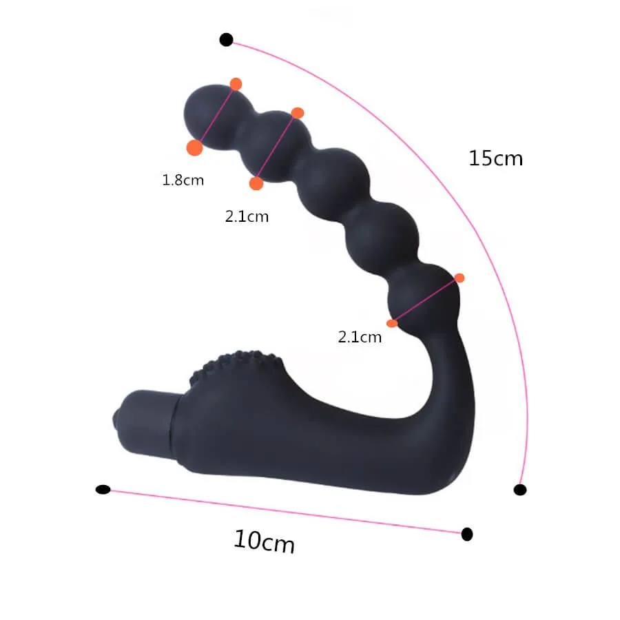 стимулятор простаты lovetoy silicone power beads, с вибрацией в СПб