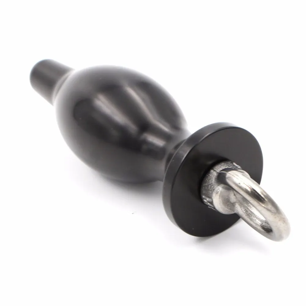 пробка металл черная с кольцом 10,4х4,5см 47418-3mm в СПб