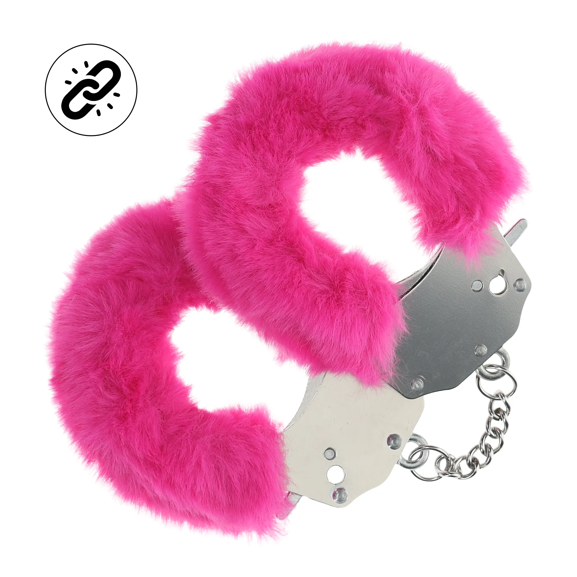 Наручники для эротических игр Heavy-duty Fluffy Handcuffs - Pink