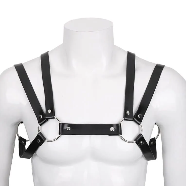 Бондажный комплект мужской Lapin Rose Sexy costume, черный