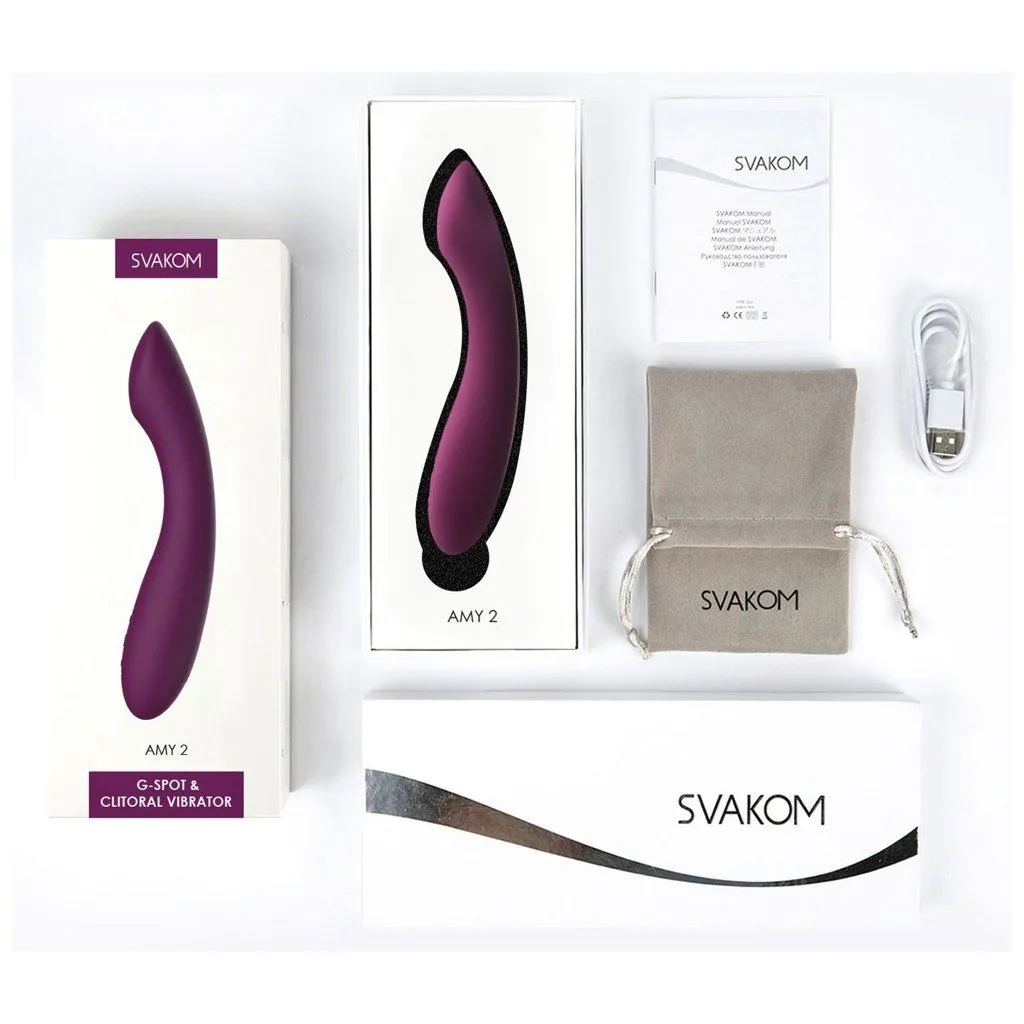 вибромассажер svakom amy 2, фиолетовый в СПб