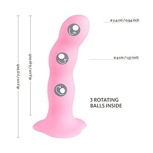 фаллоимитатор fun factory bouncer, розовый в СПб