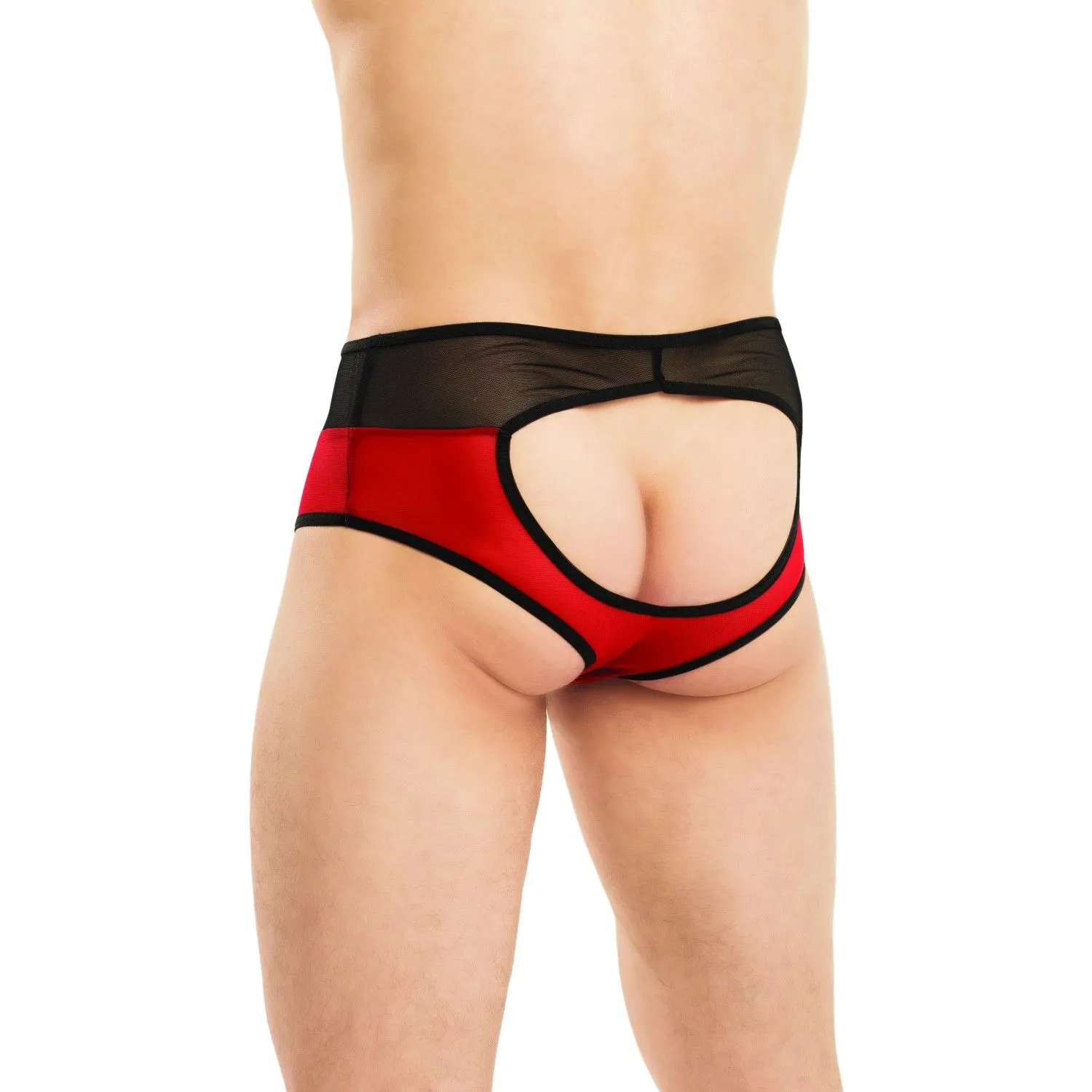 Эротическое трусы мужские flirton, черно-красные в СПб