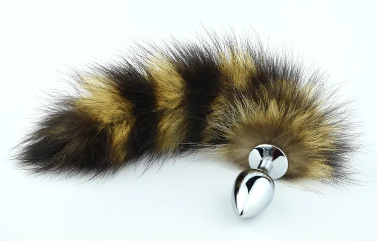 пробка металлическая с полосатым хвостом размер s 47153-mm в СПб