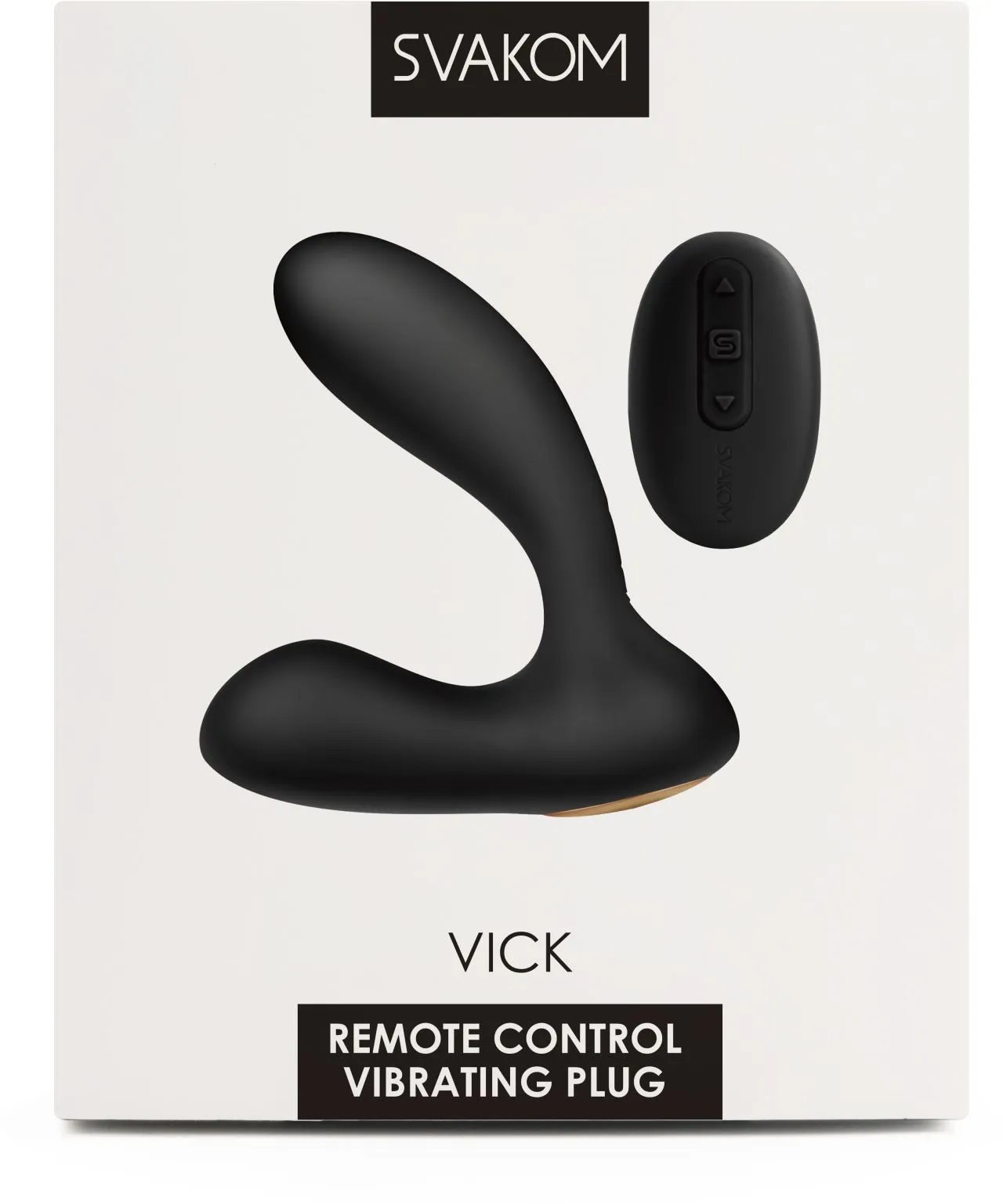 вибромассажер простаты vick black с пультом управления в СПб