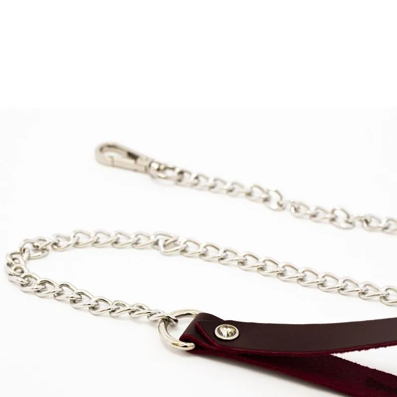 поводок pinkrabbit, бордовый в СПб