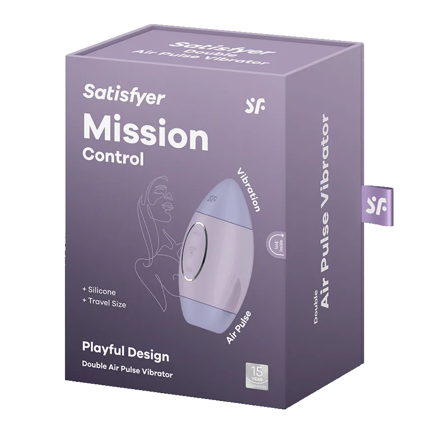 вакуумный массажер satisfyer mission control light purple 060088sa в СПб