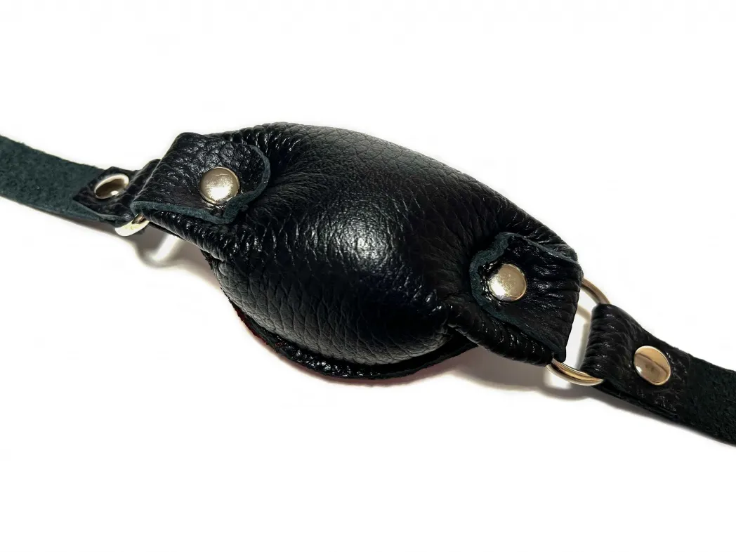 кляп кожаный черный 60013ars в СПб