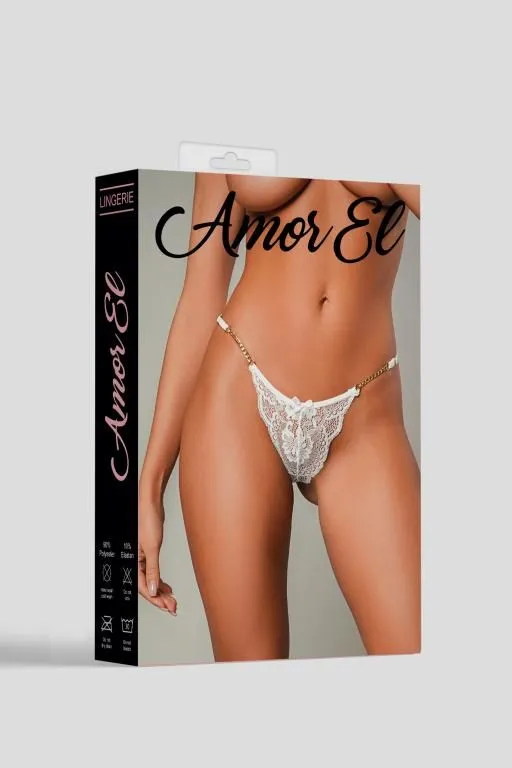 ажурные стринги, белые в СПб