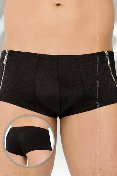 Эротическое трусы-шорты мужские softline, черные в СПб