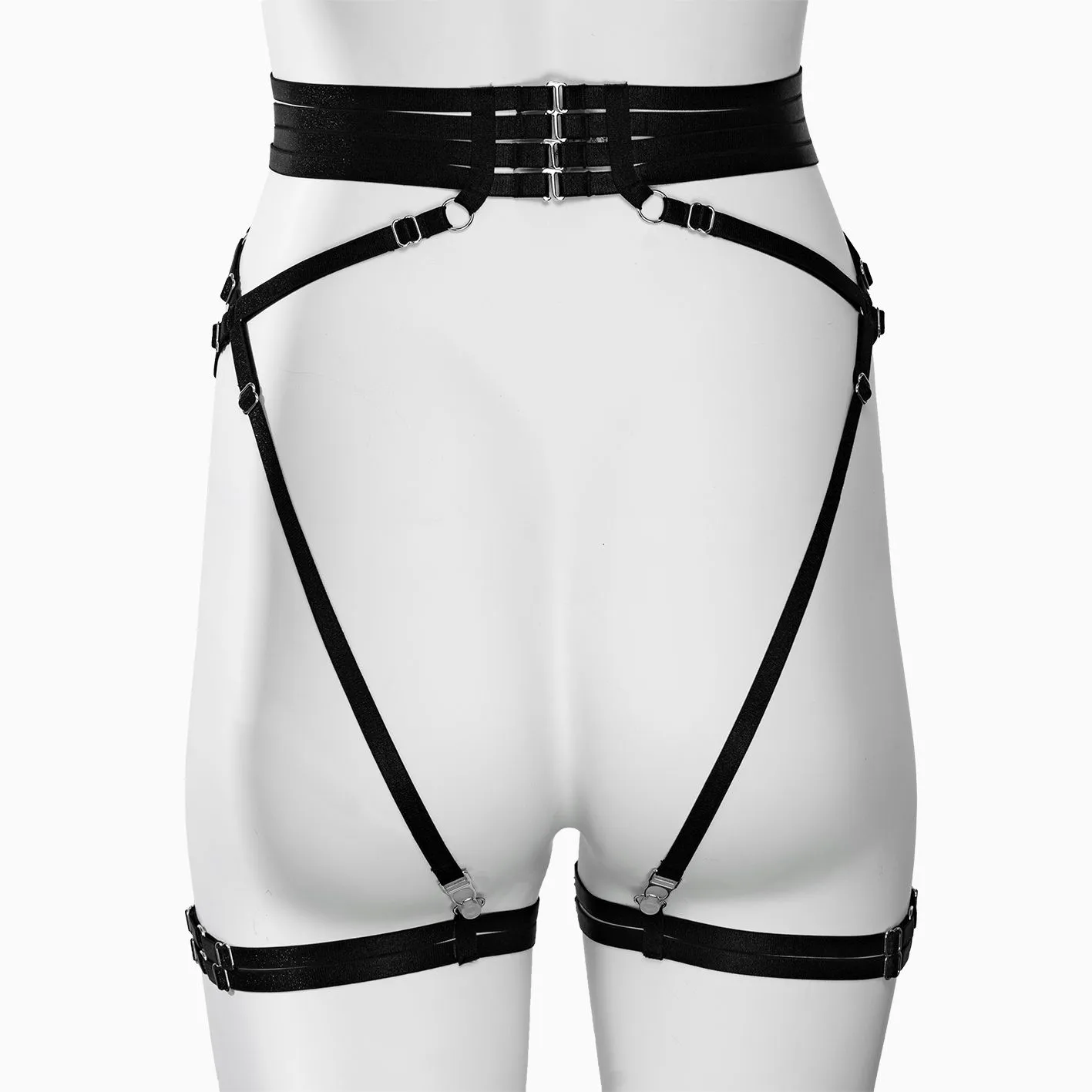 портупея pinkrabbit bandage elastic, чёрный в СПб