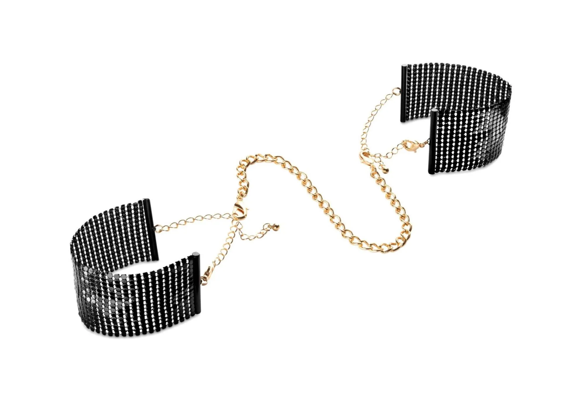браслеты-наручники декоративные bijoux indiscrets desir metallique, черные в СПб