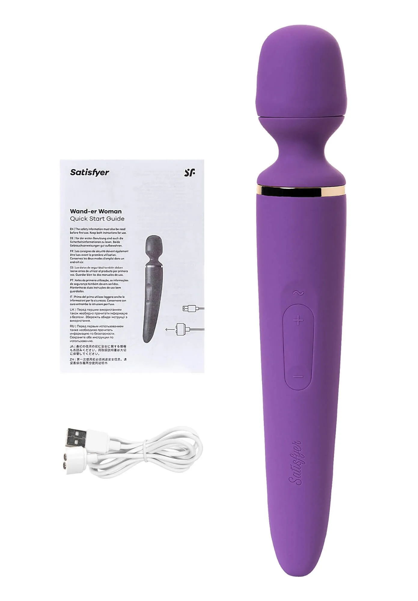 cтимулятор satisfyer wand-er woman, фиолетовый в СПб