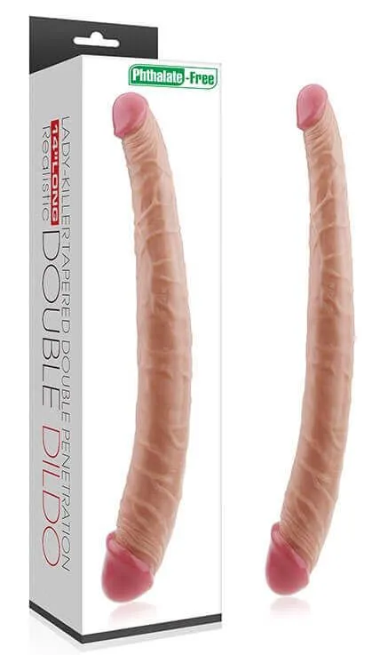 фаллоимитатор двойной lovetoy lady-killer double dildo, телесный в СПб