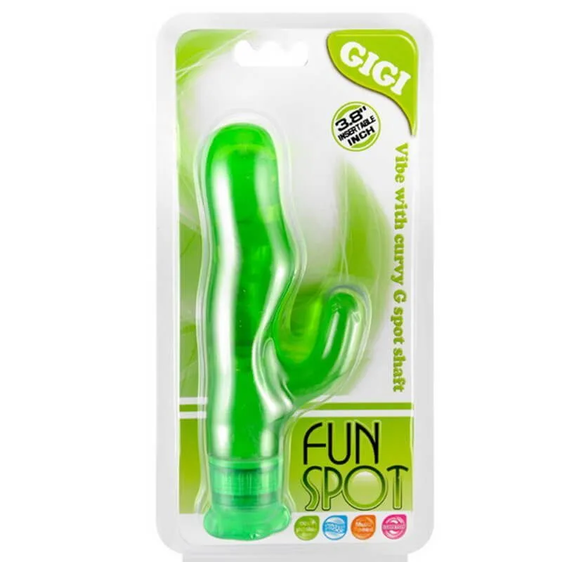 вибратор lovetoy fun spot gigi, зеленый в СПб