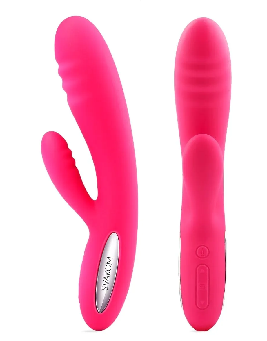 вибратор двойной svakom adonis, розовый в СПб