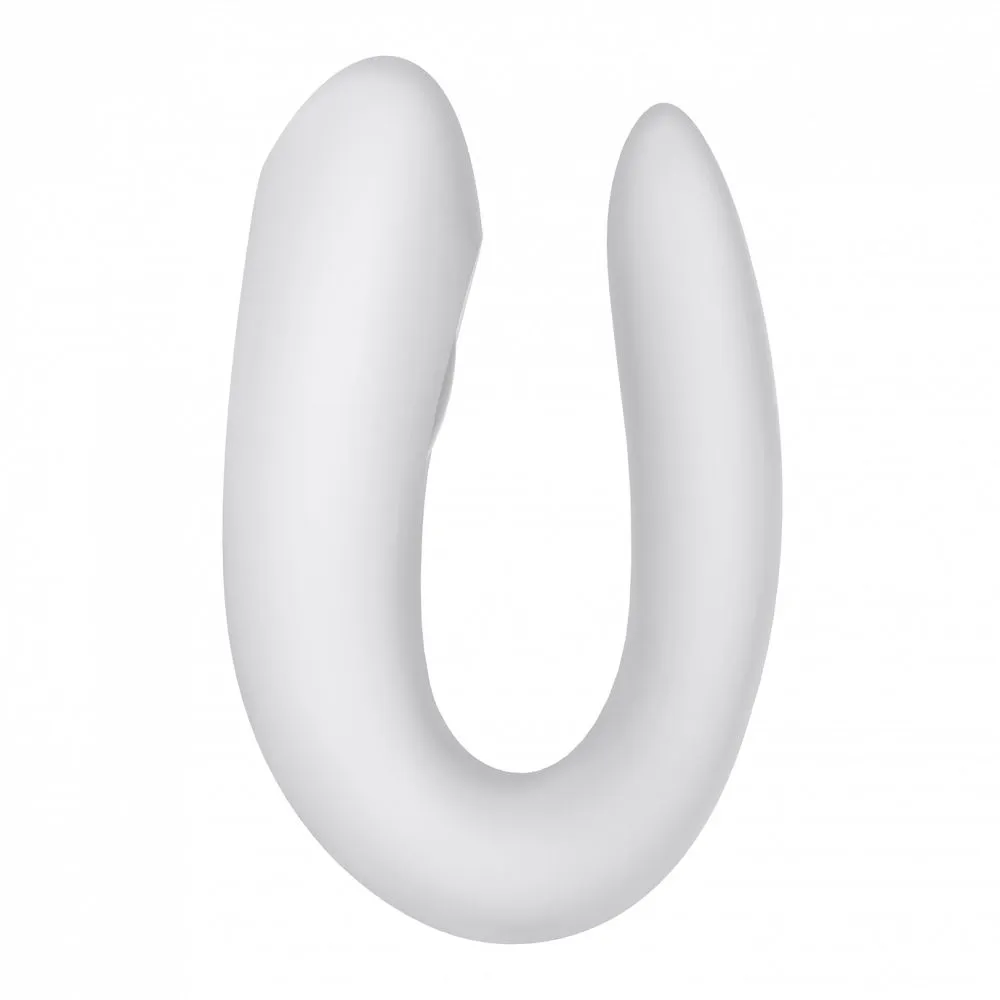универсальный массажер для пар satisfyer double joy белый в СПб
