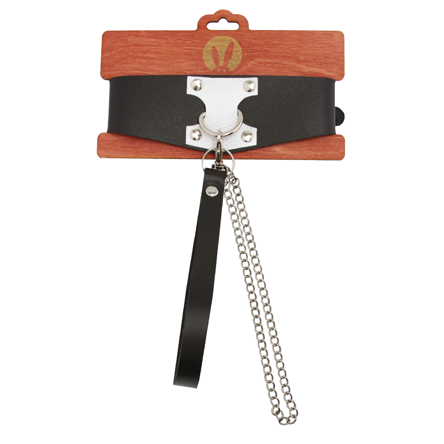 Ошейник PinkRabbit с белым декором