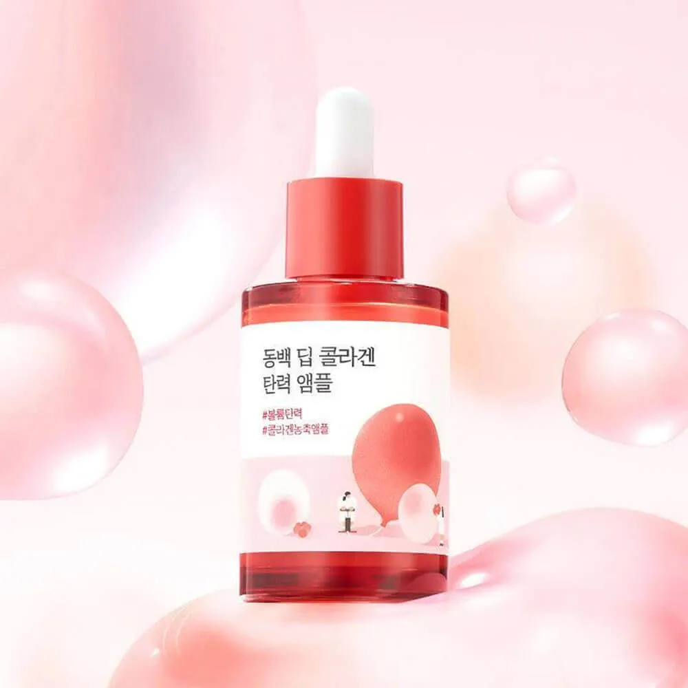 round lab camellia deep collagen firming ampoule, укрепляющая коллагеновая ампула с камелией 30 мл в СПб