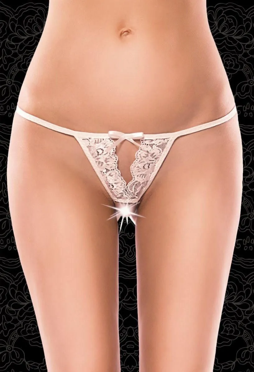 Эротическое стринги с доступом flirton 2679-1 белые в СПб