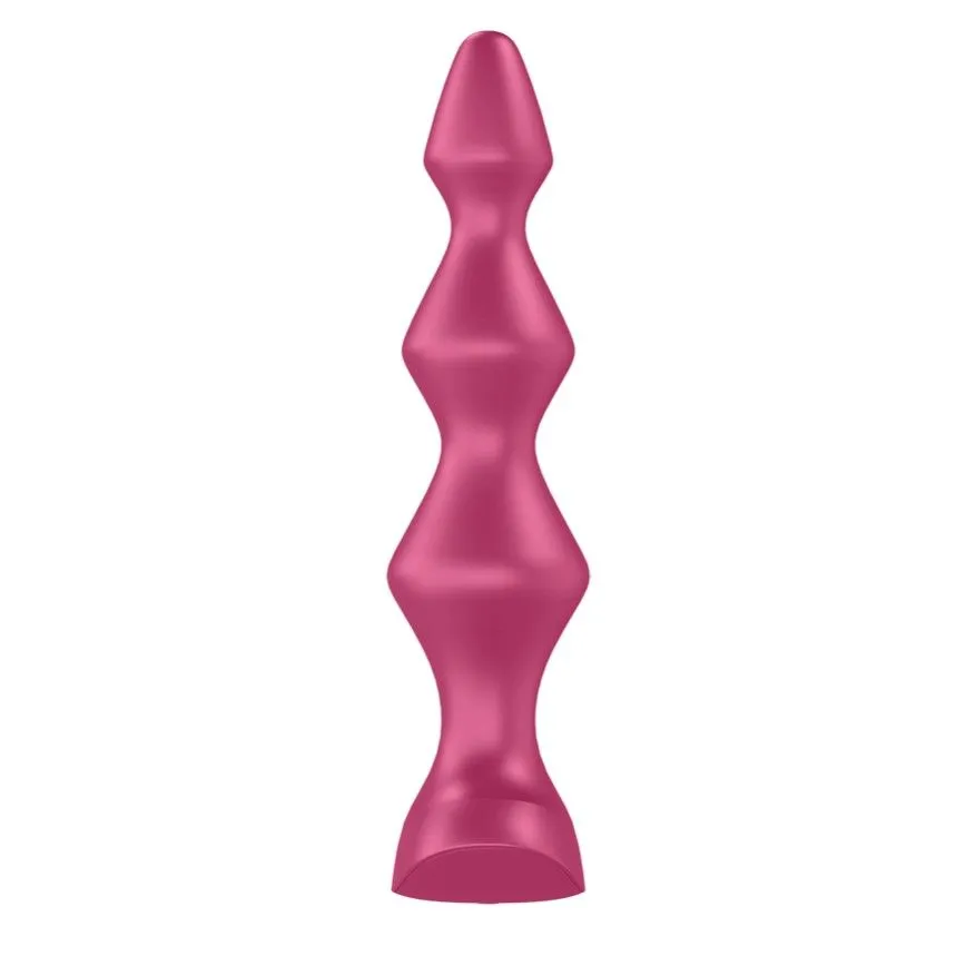 пробка анальная с вибрацией satisfyer lolli plug 1, красная в СПб