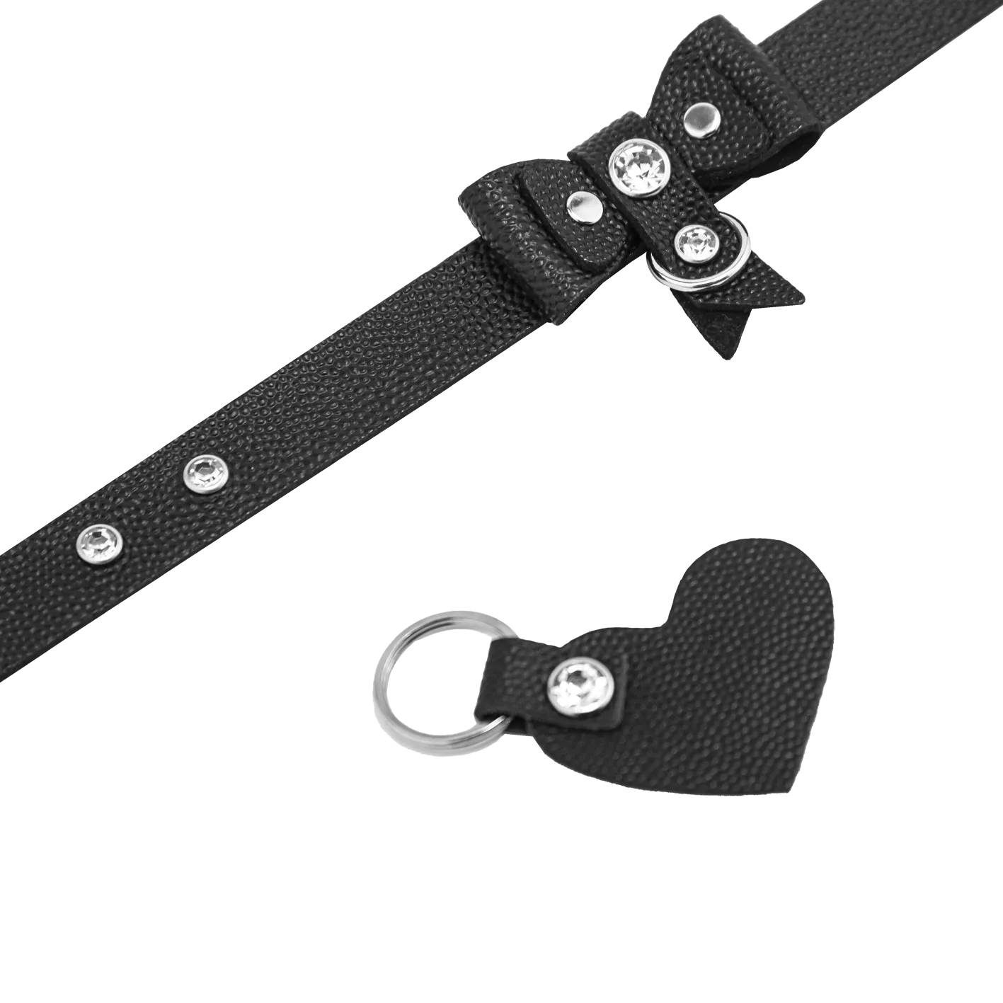 чокер бабочка со стразами, чёрный в СПб