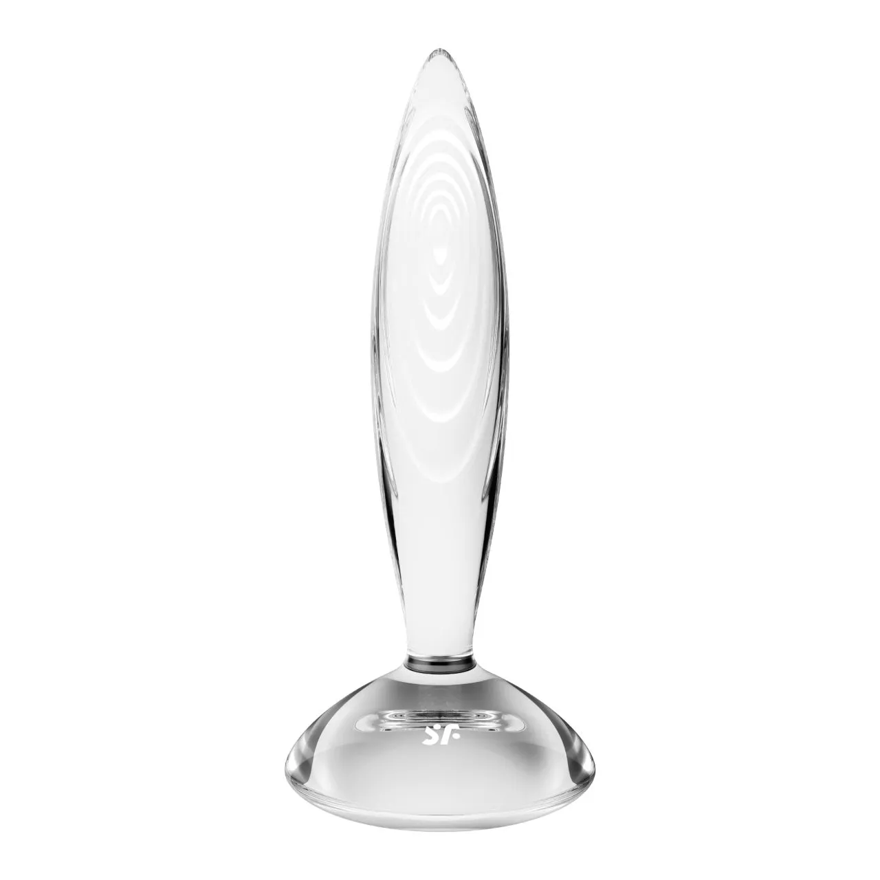 стеклянный фаллоимитатор satisfyer sparkling crystal (прозрачный) в СПб