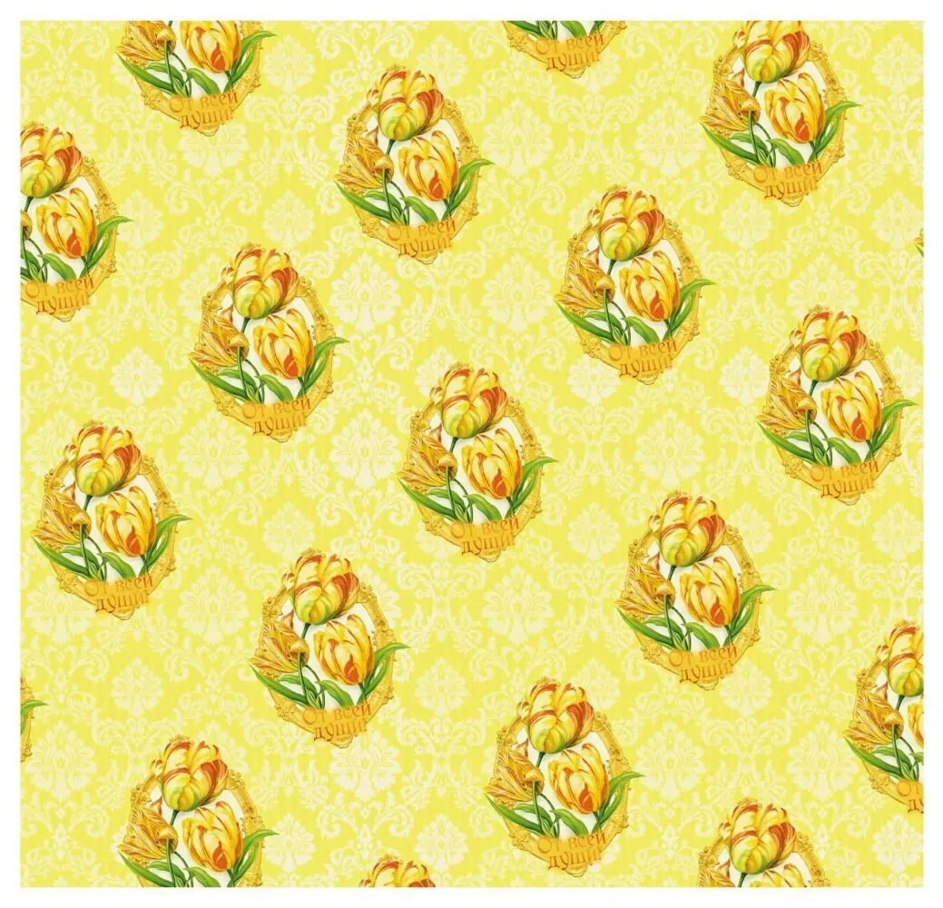 набор для упаковки подарка сима ленд роскошный тюльпан, с аромабумагой в СПб