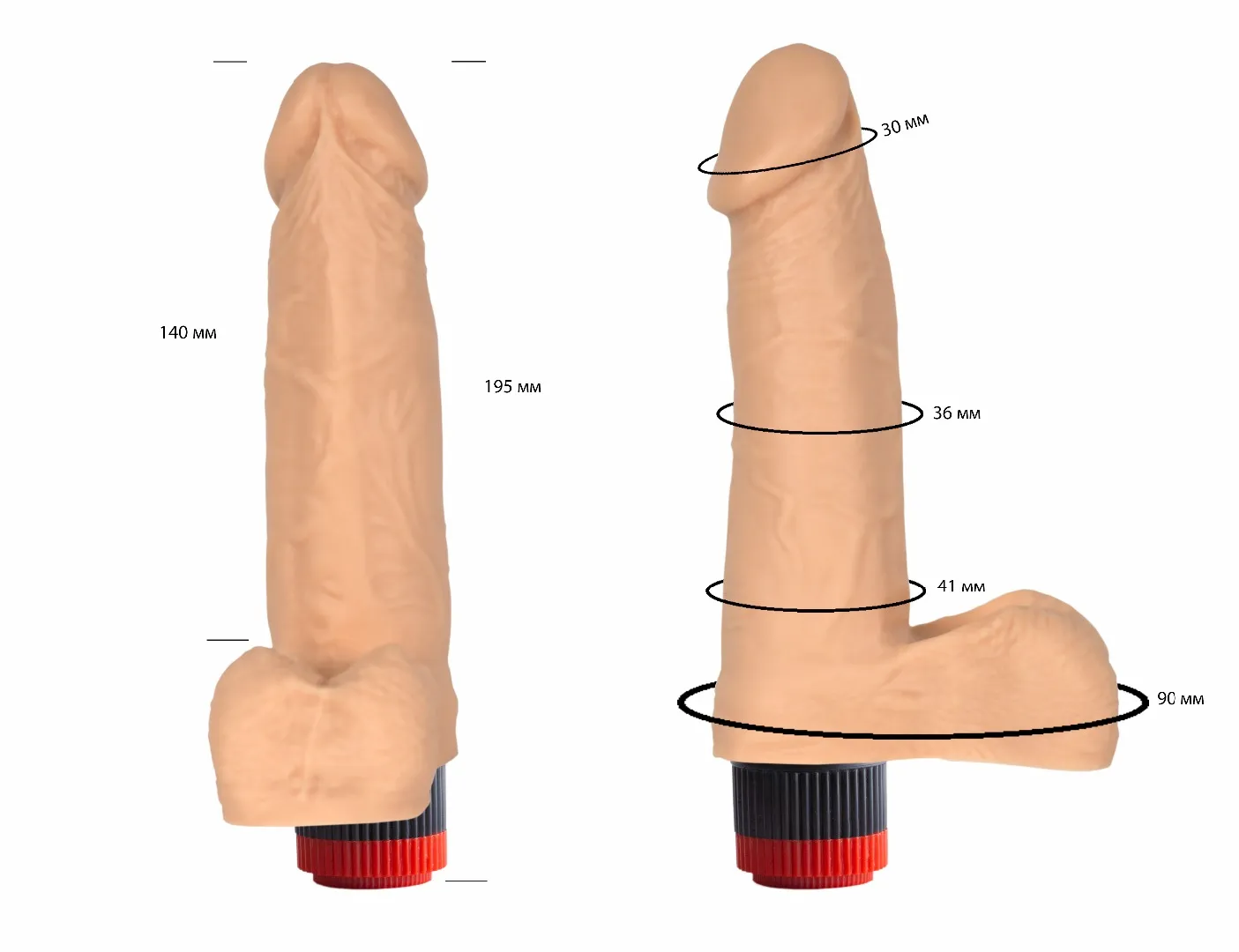 вибратор гелевый 111600ru в СПб