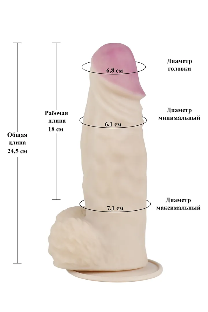 вибромассажер гигант  с выносным блоком 718921ru в СПб