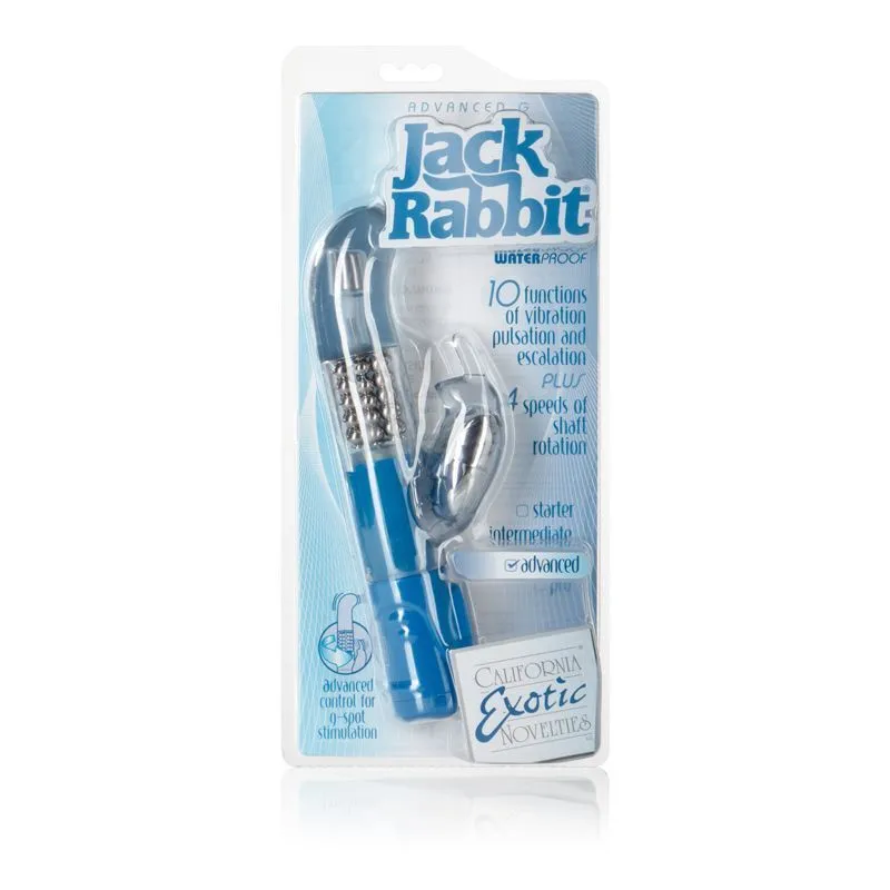 вибратор california exotic novelties advanced g jack rabbit, голубой в СПб