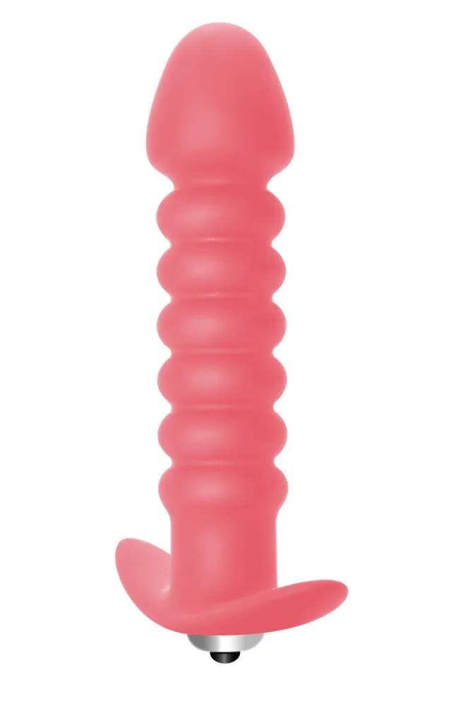 анальная пробка с вибрацией twisted anal plug pink (батарейки ааа) 5007-01lola в СПб