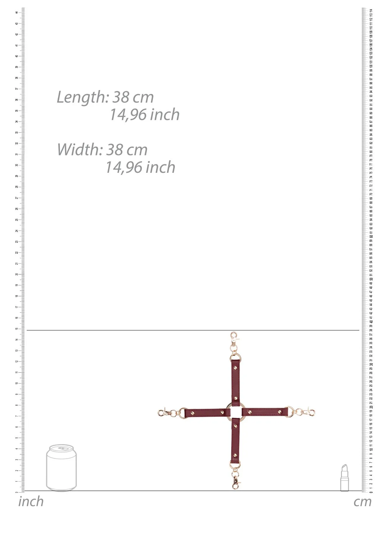 фиксатор (крестовина) для бдсм-игр ouch halo в СПб