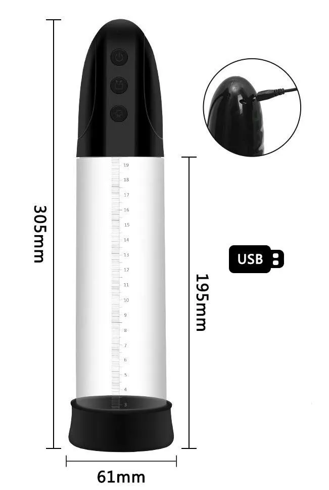 помпа автоматическая pinkrabbit roza auto, прозрачная в СПб