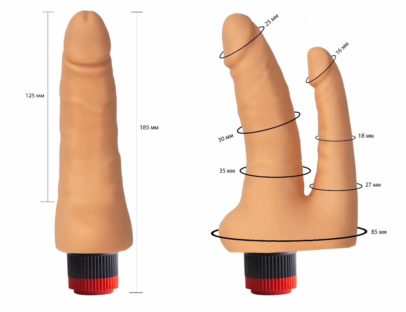 вибратор гелевый двойной 114700ru в СПб