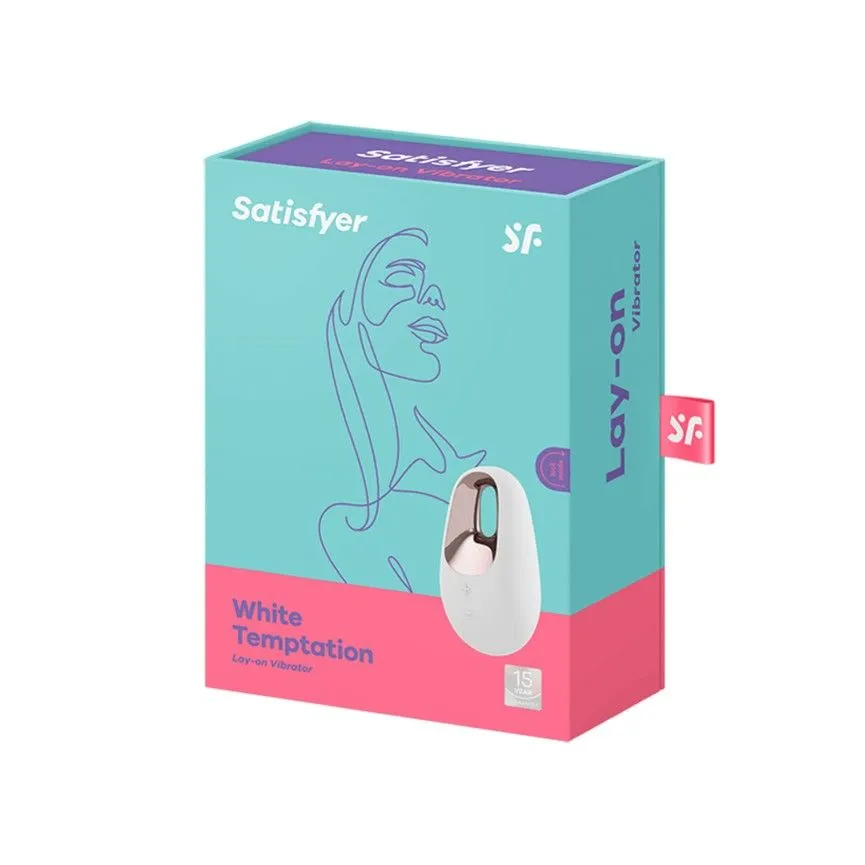 мини-вибратор satisfyer white temptation, белый в СПб