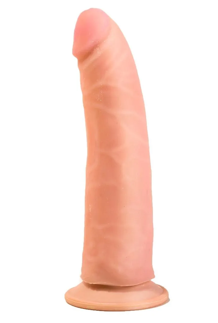 Фаллоимитатор на присоске Lovetoy киберскин 18.5 см, телесный
