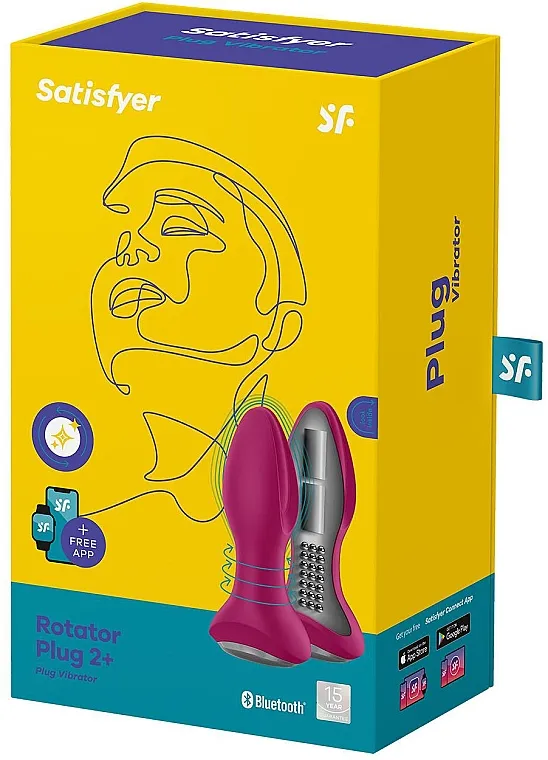 анальный стимулятор с ротацией satisfyer rotator plug 2+ 003177sa в СПб