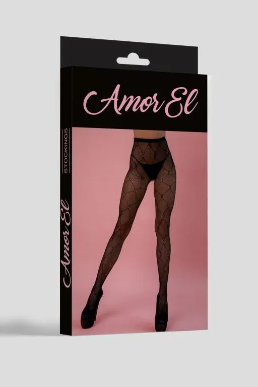 Эротическое колготы с рисунком amor el (s/l) в СПб