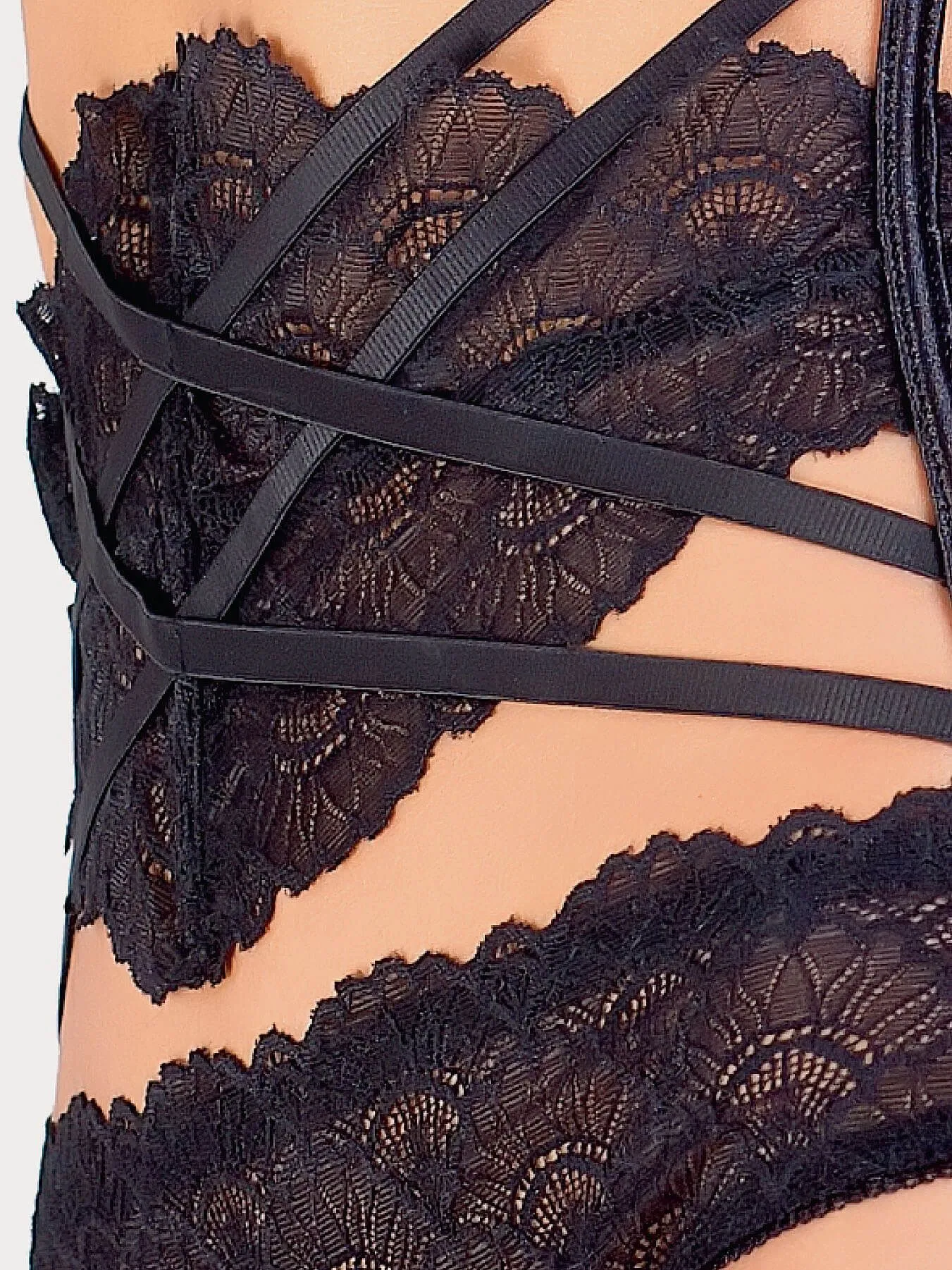 Эротическое комплект istinto di opium, черный в СПб