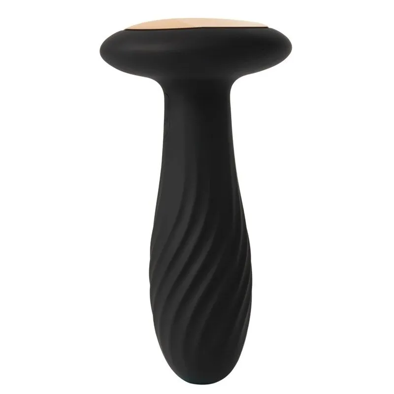 анальная пробка ребристая svakom bella, черная в СПб