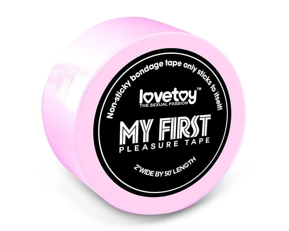 Лента для фиксации Lovetoy My First, розовая, 15 м