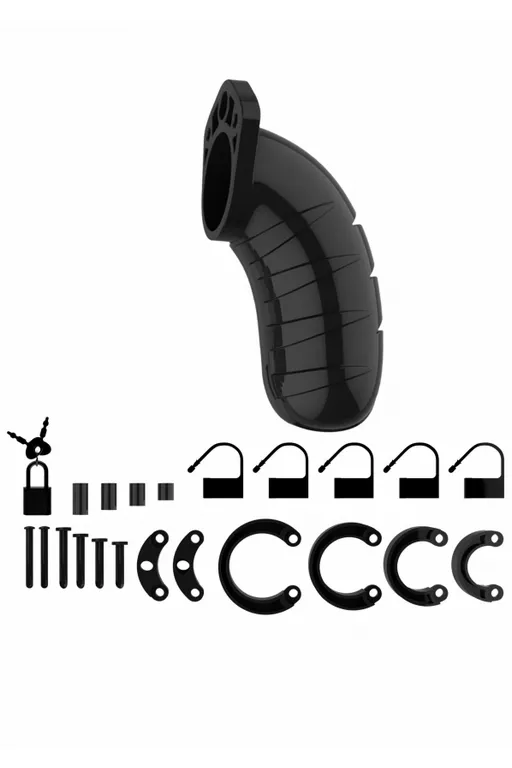 мужской пояс верности cock cage  model 04 chastity 4.5" в СПб