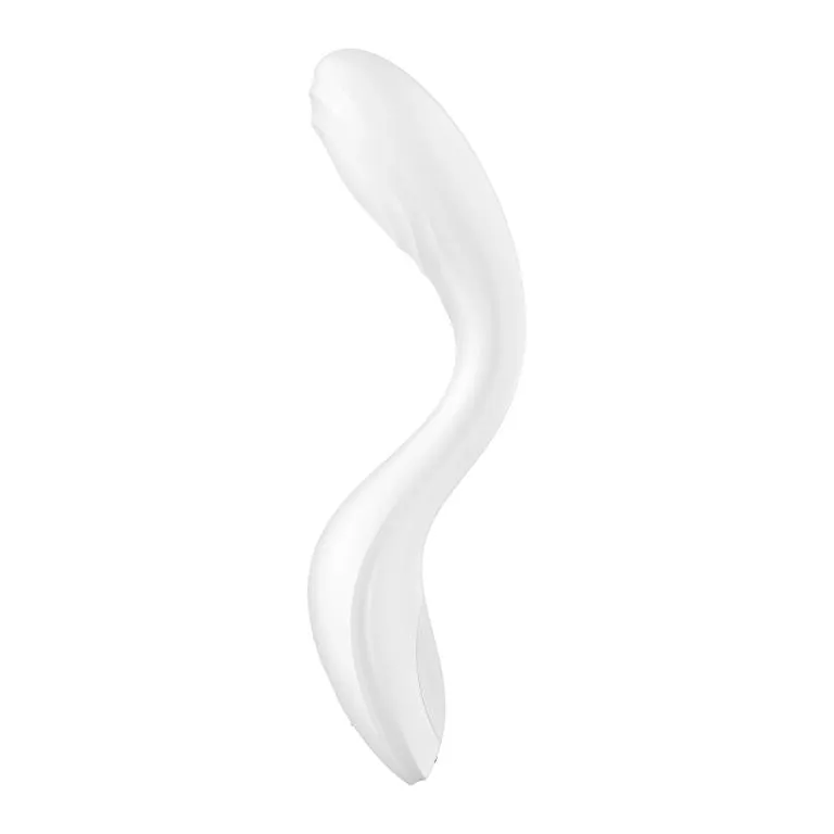 вибромассажер satisfyer rrrolling pleasure с движущимся шариком для стимуляции точки g (белый) в СПб