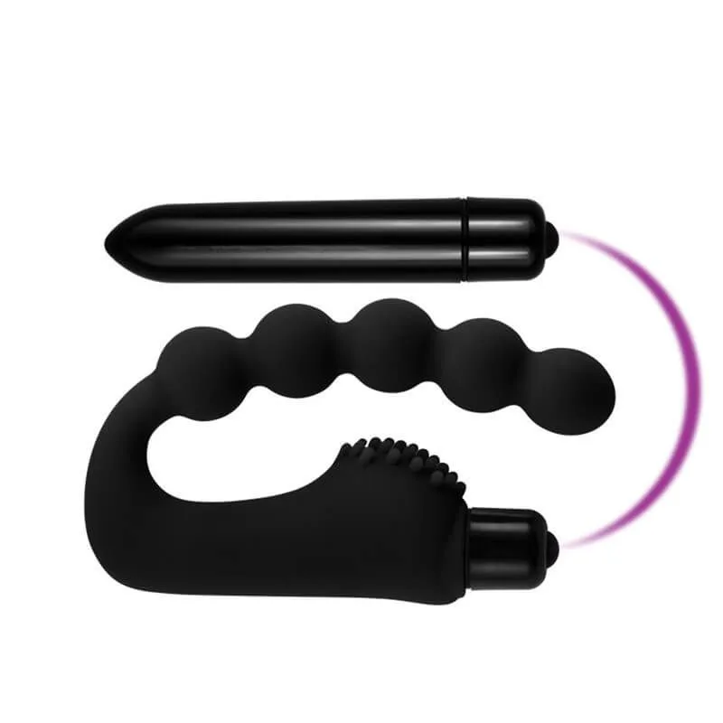 стимулятор простаты lovetoy silicone power beads, с вибрацией в СПб