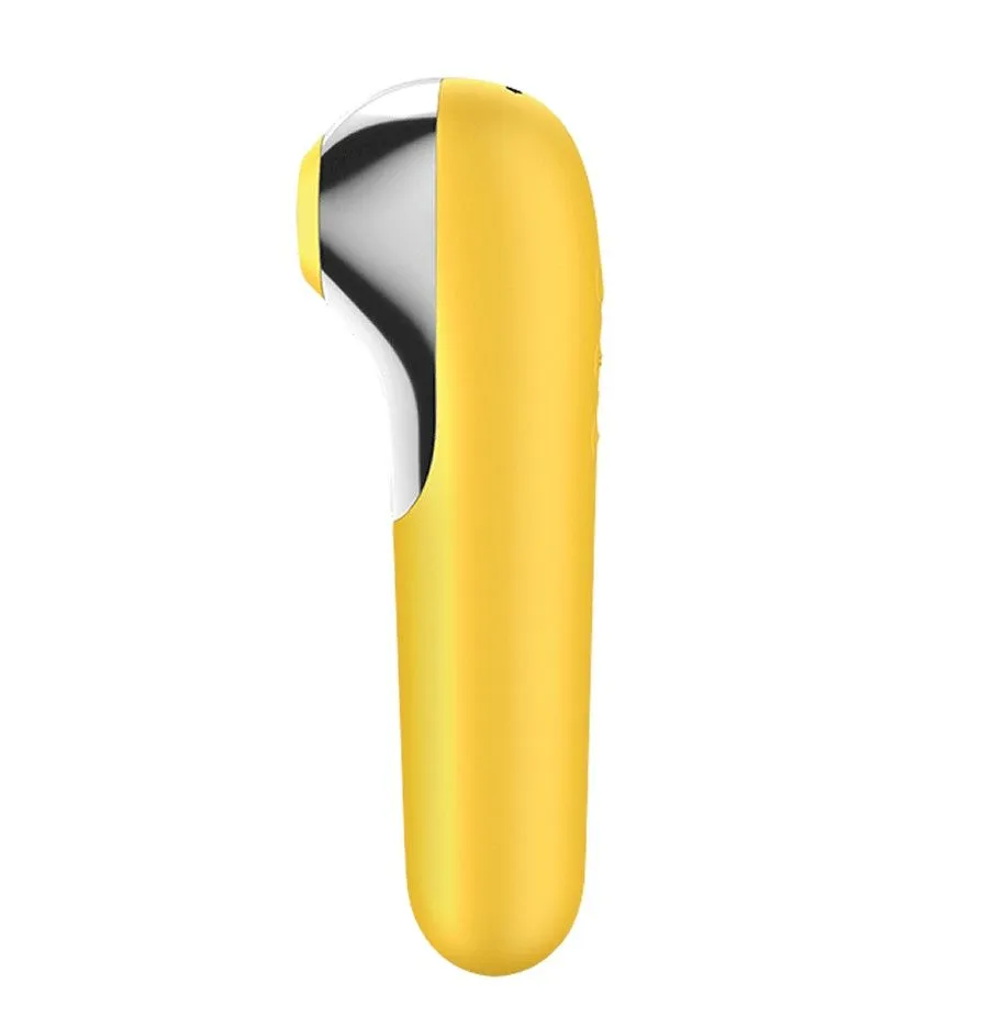 вакуум-волновой бесконтактный стимулятор клитора satisfyer dual love, жёлтый в СПб