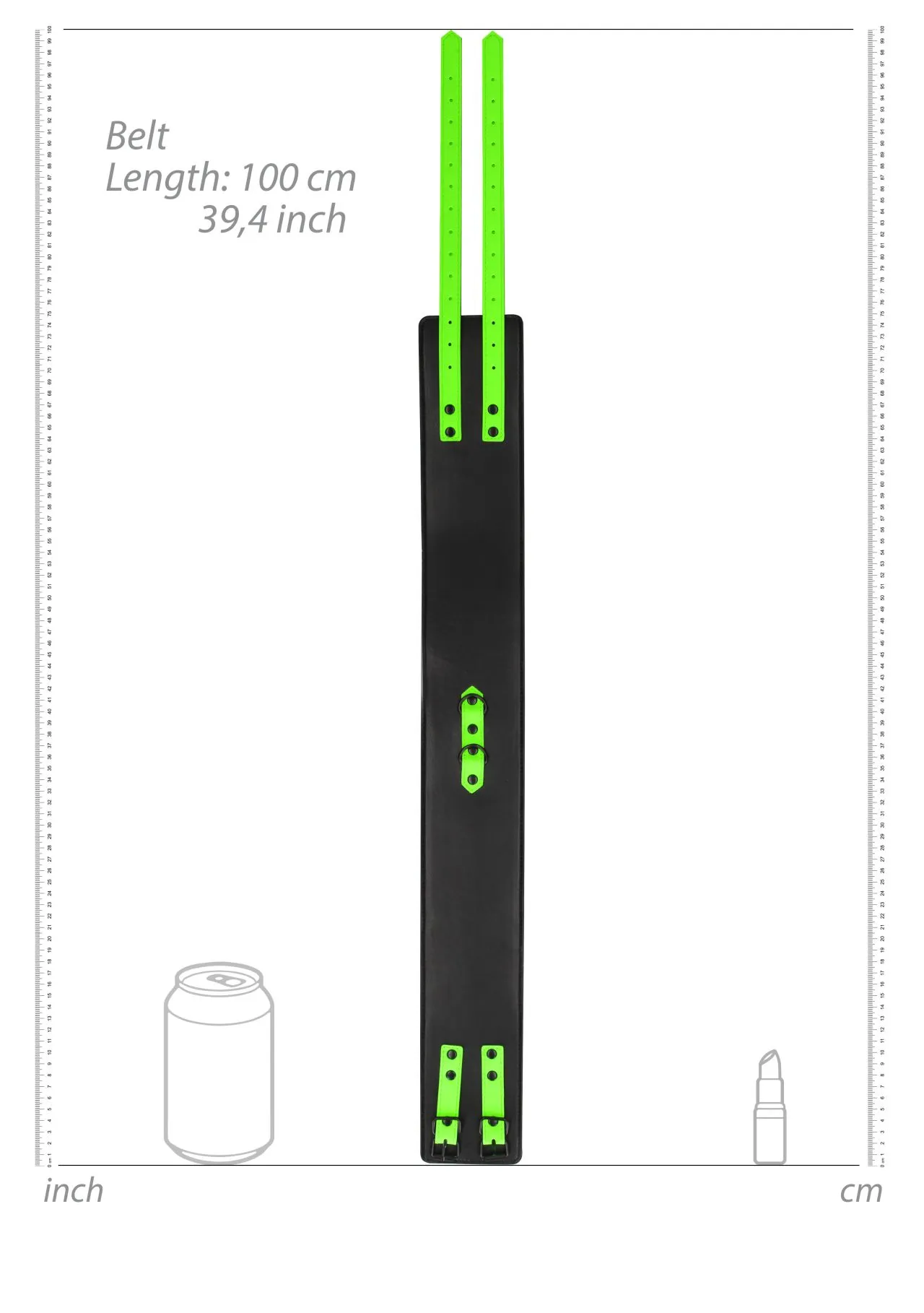 набор для бондажа thigh cuffs & belt (s/m) в СПб