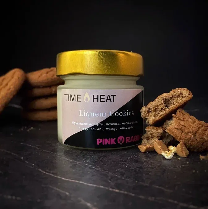свеча ароматическая time heat "ликерное печенье" в СПб