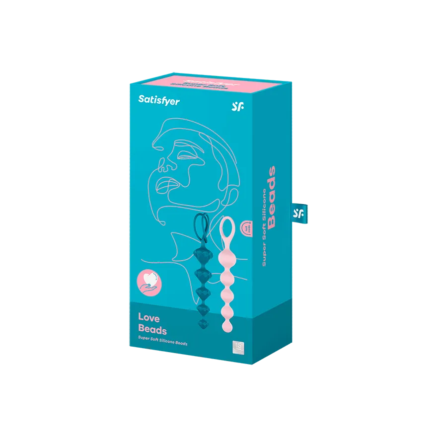 набор стимуляторов satisfyer love beads, цветные в СПб